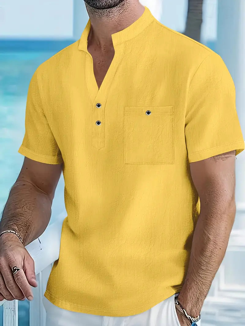 Varel | Camicia elegante a maniche corte