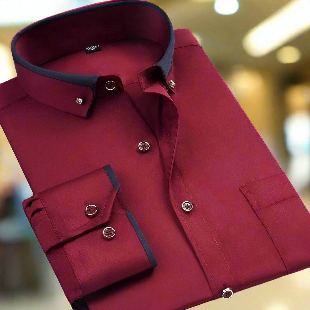 Varel | Camicia button-down a maniche lunghe