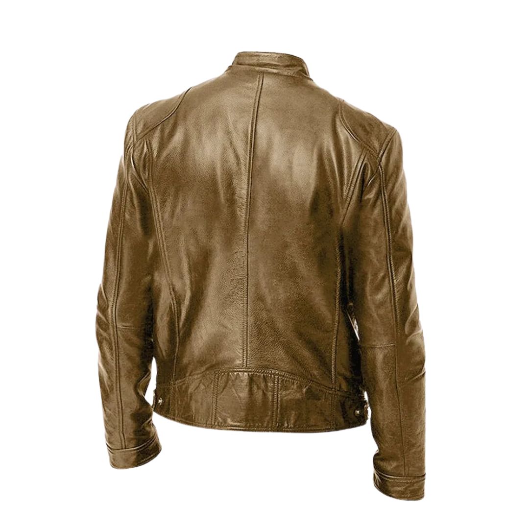 Varel | Giacca casual in pelle