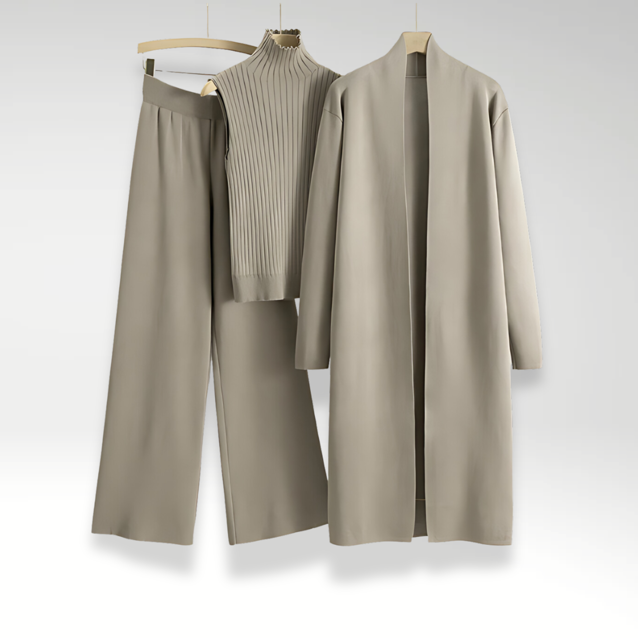 Varel | Completo tre pezzi in maglia Luxe
