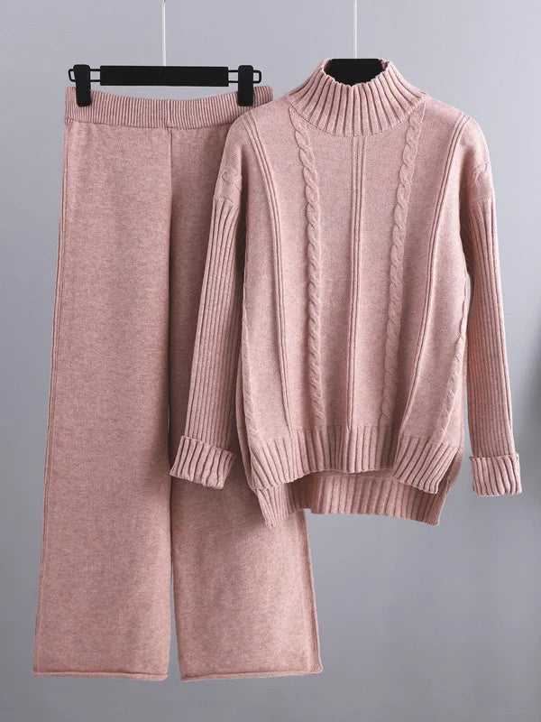 Varel | Completo due pezzi Lounge in maglia intrecciata
