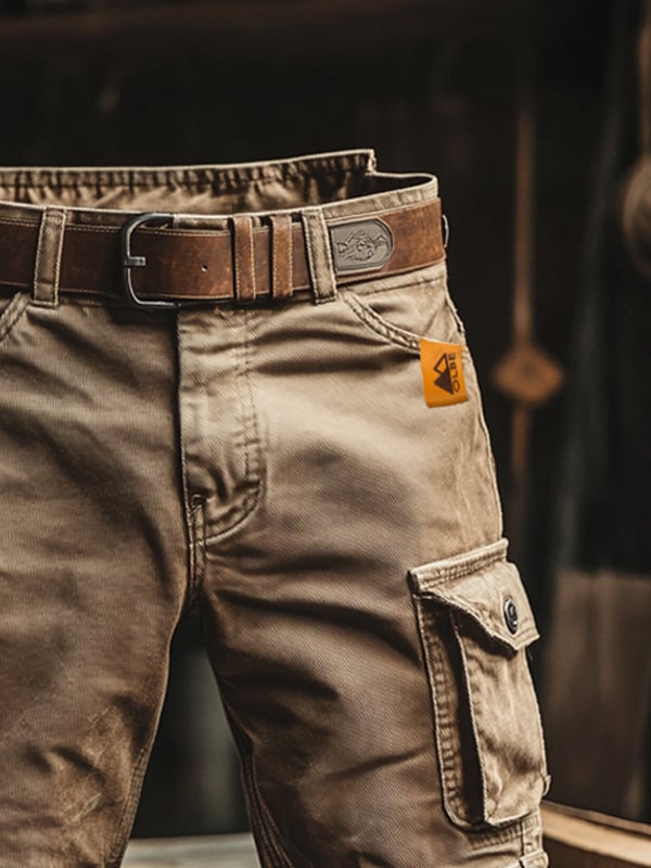 Varel | Pantaloni cargo corti rétro con molteplici tasche