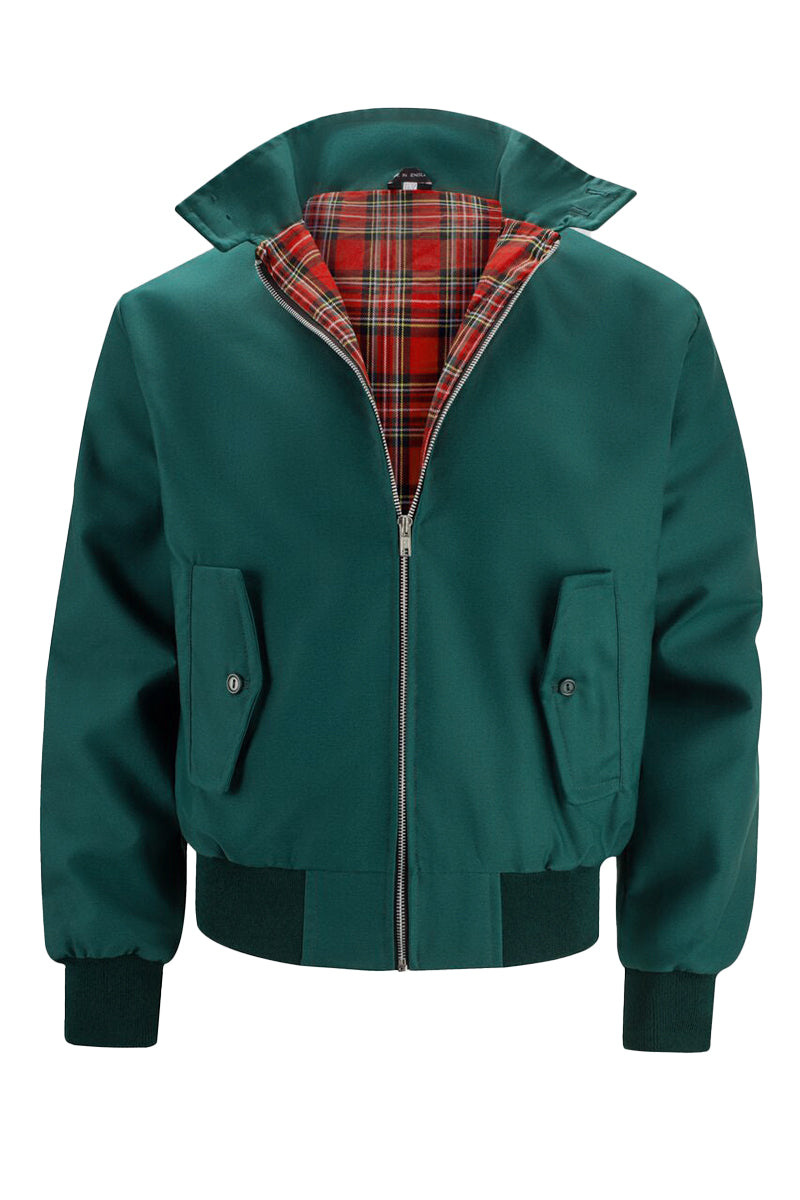 Varel | Giacca Harrington con fodera tartan