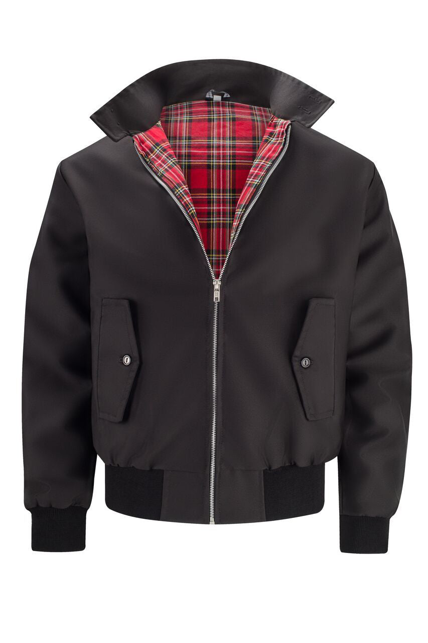 Varel | Giacca Harrington con fodera tartan