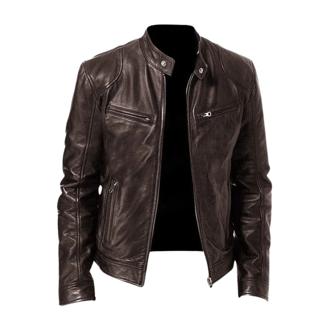 Varel | Giacca casual in pelle