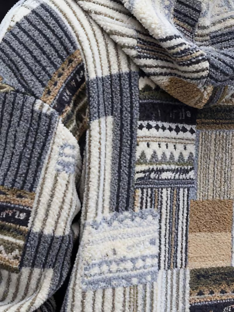Varel | Felpa con cappuccio, zip e stampa