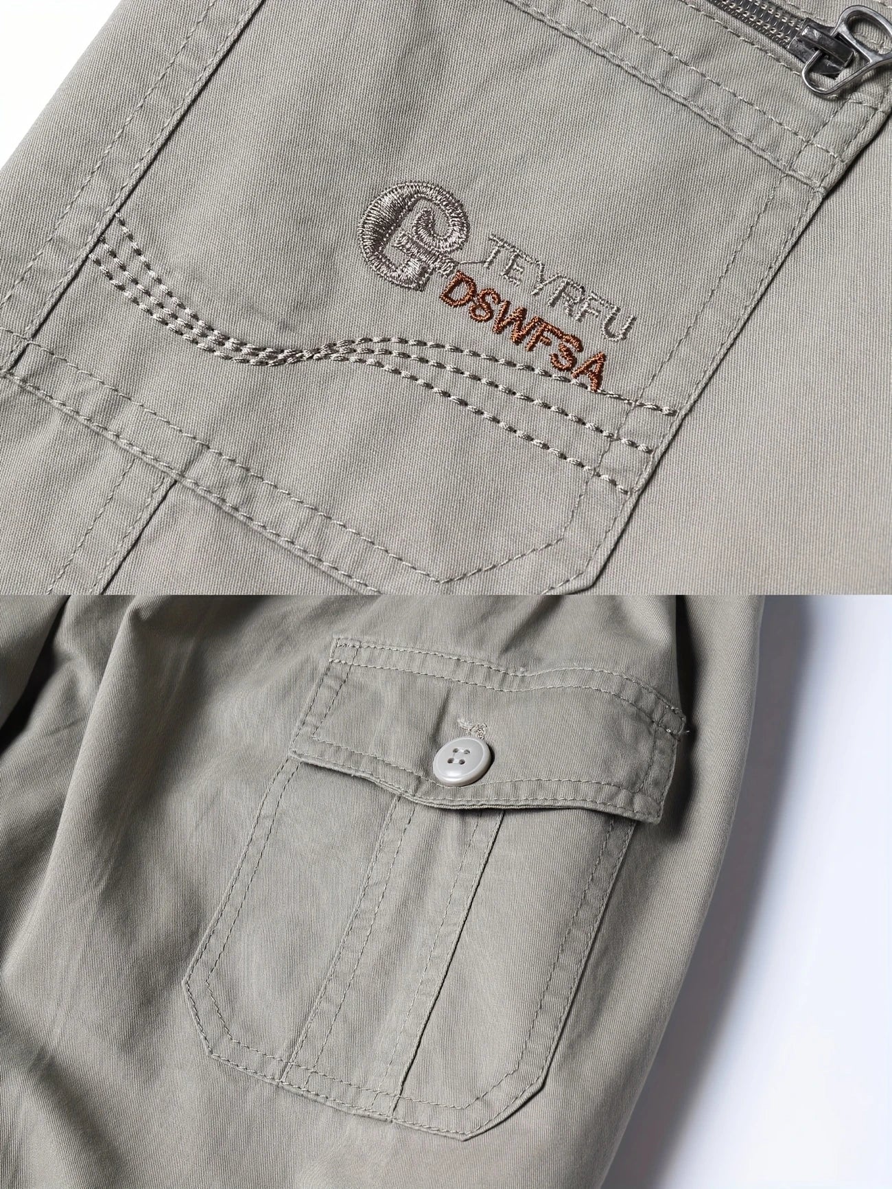 Varel | Pantaloni cargo corti leggeri con tasche
