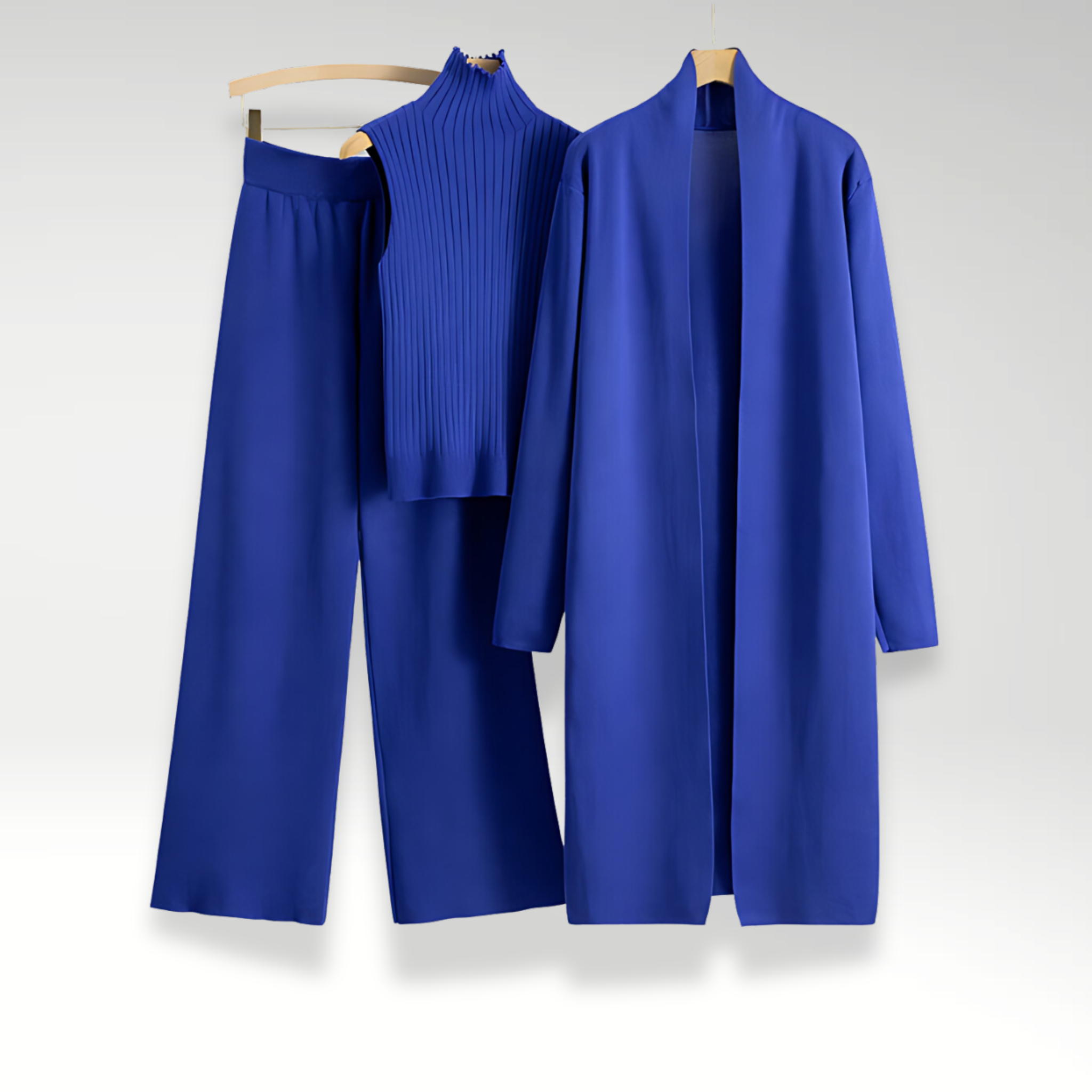 Varel | Completo tre pezzi in maglia Luxe