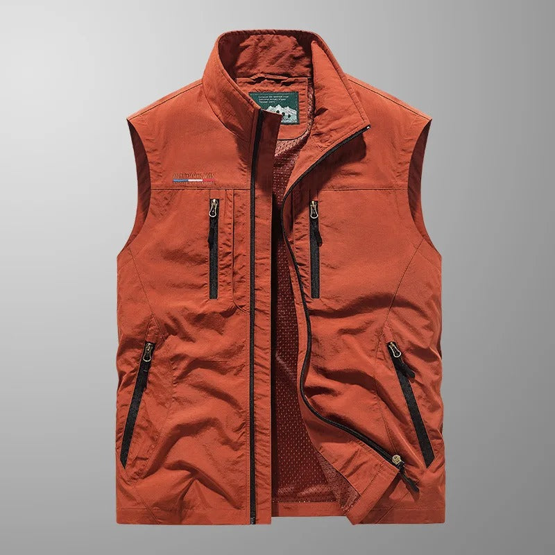Varel | Gilet utility traspirante multitasche da uomo