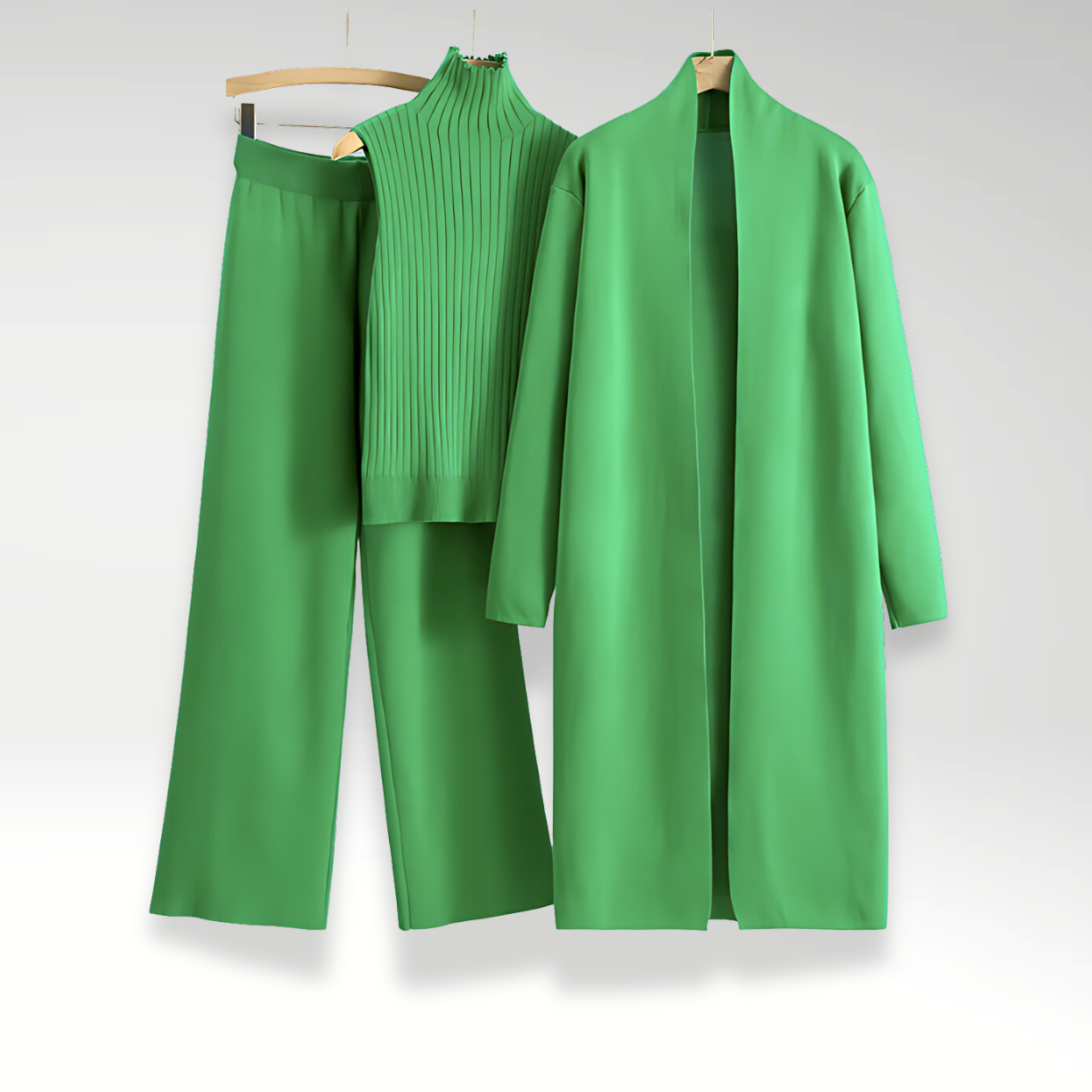 Varel | Completo tre pezzi in maglia Luxe