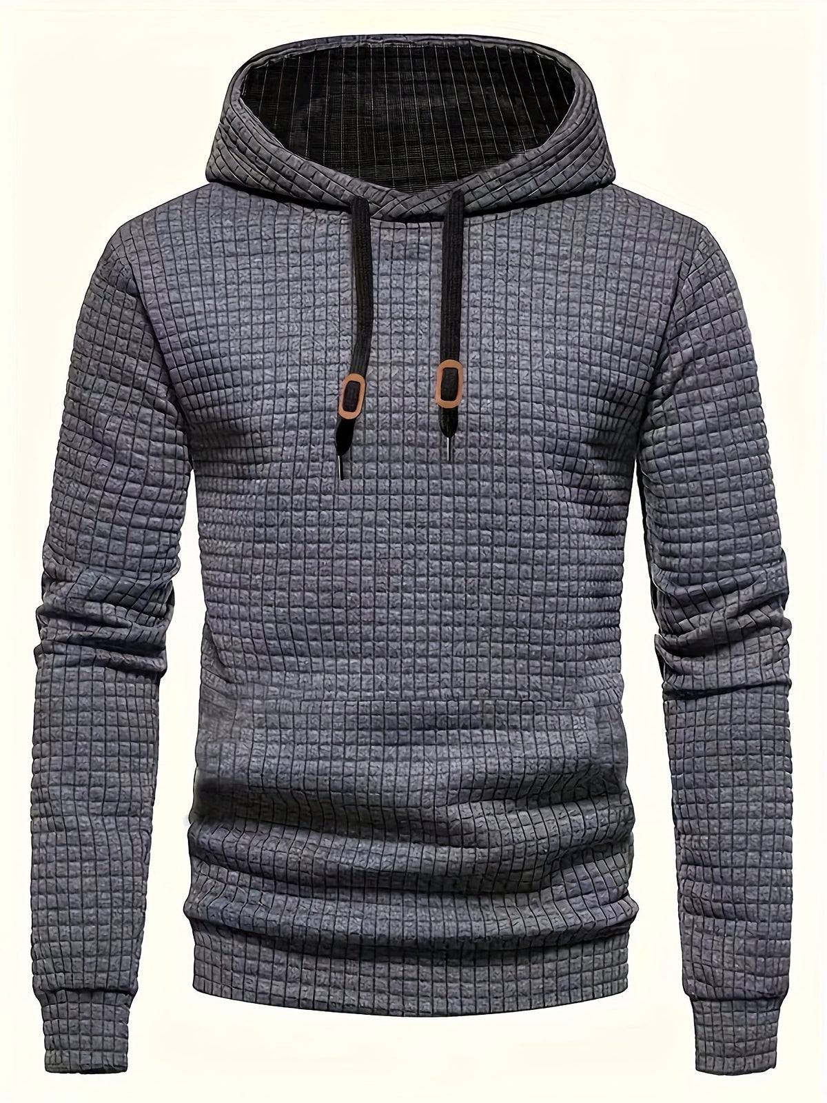 Varel | Felpa con cappuccio a quadri da uomo