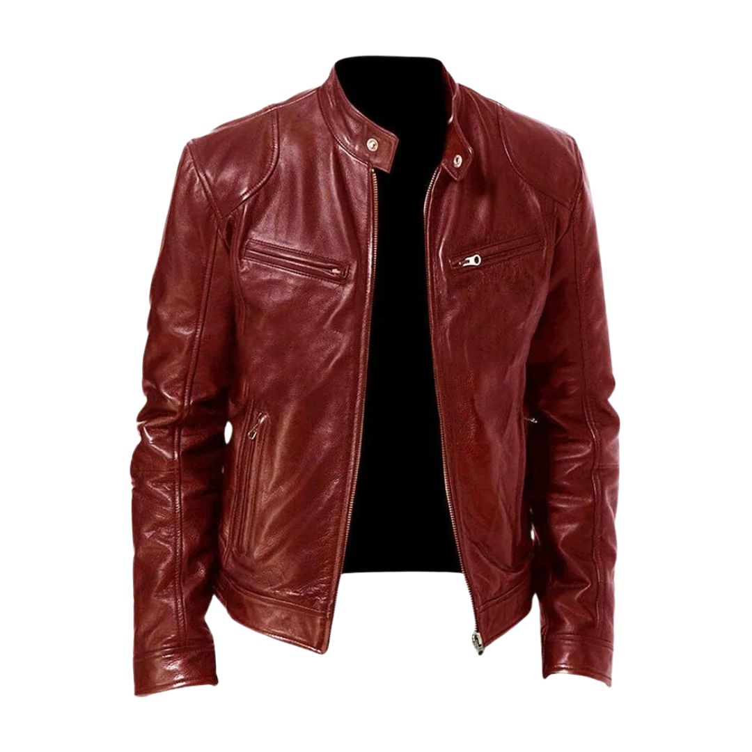 Varel | Giacca casual in pelle