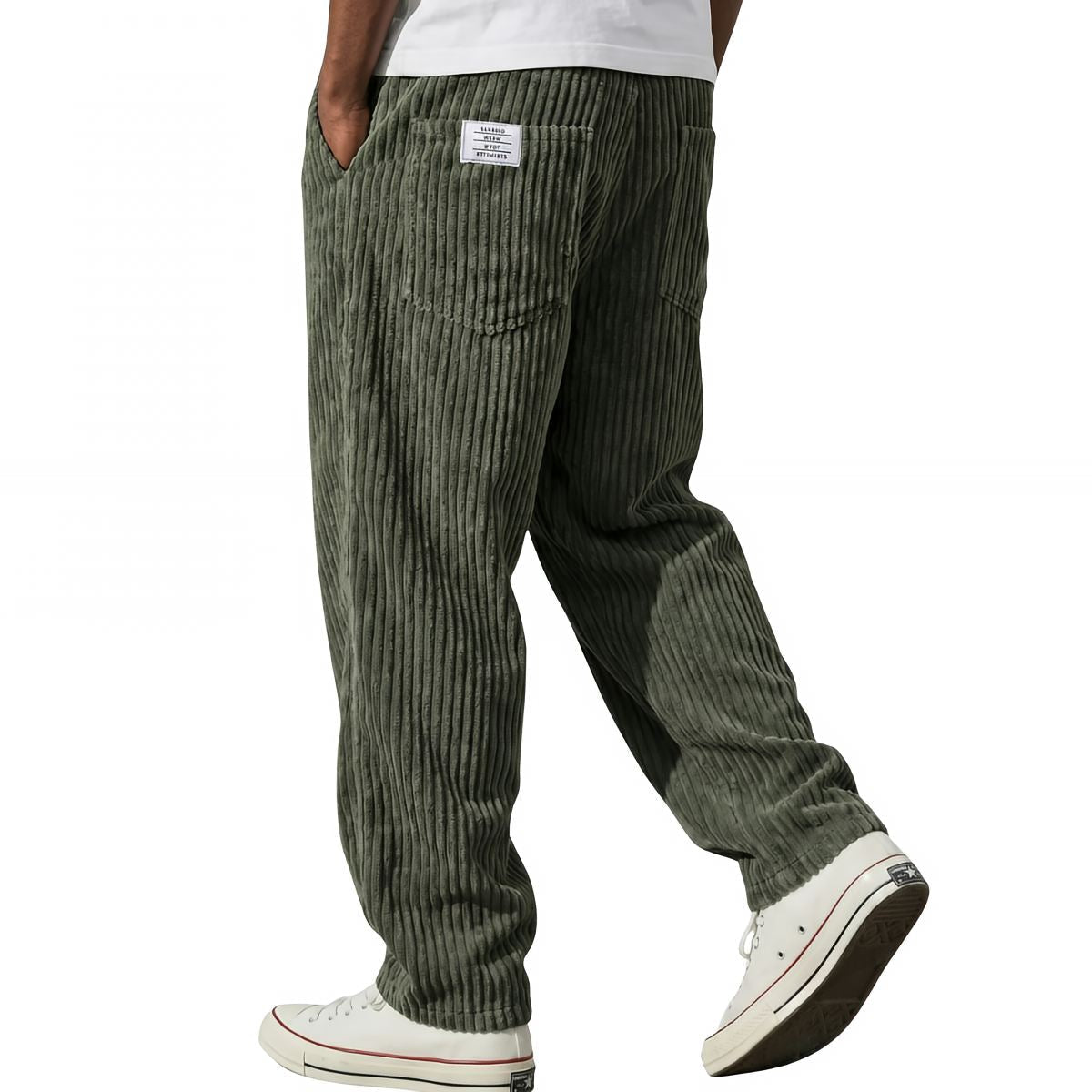 Varel | Pantaloni larghi in velluto a coste