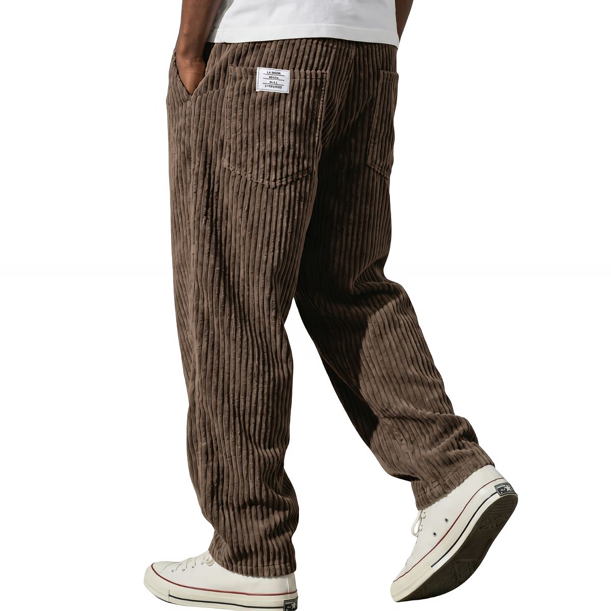 Varel | Pantaloni larghi in velluto a coste