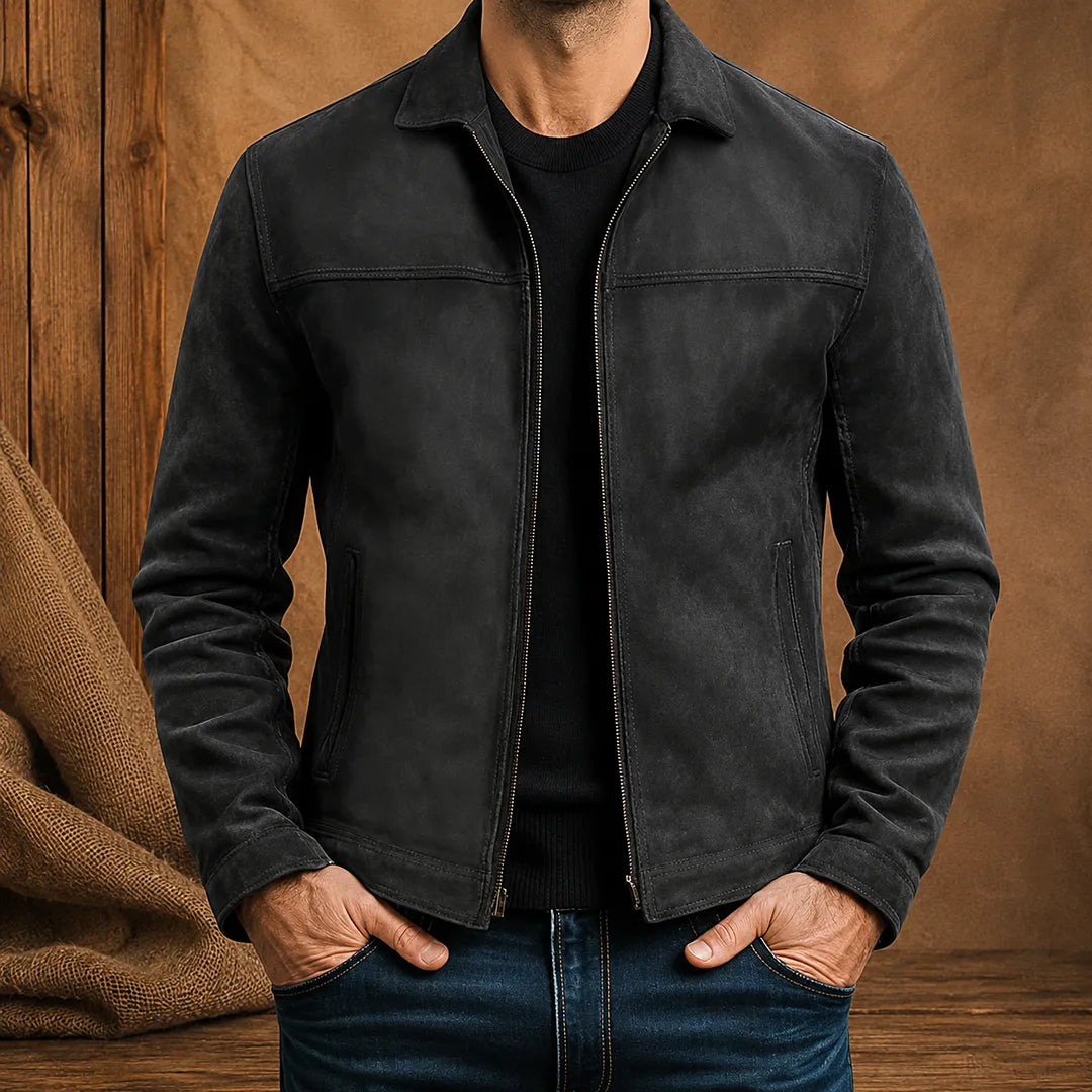 Varel | Giacca leggera con collo alto e zip
