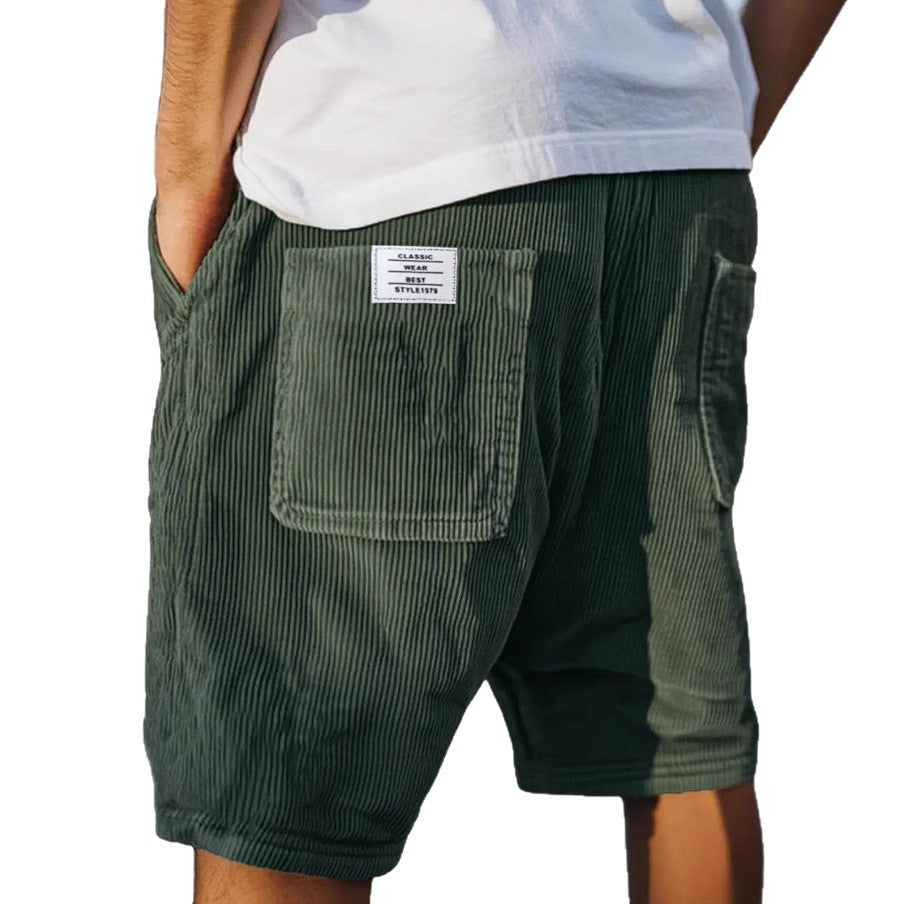 Varel | Pantaloni corti eleganti in velluto