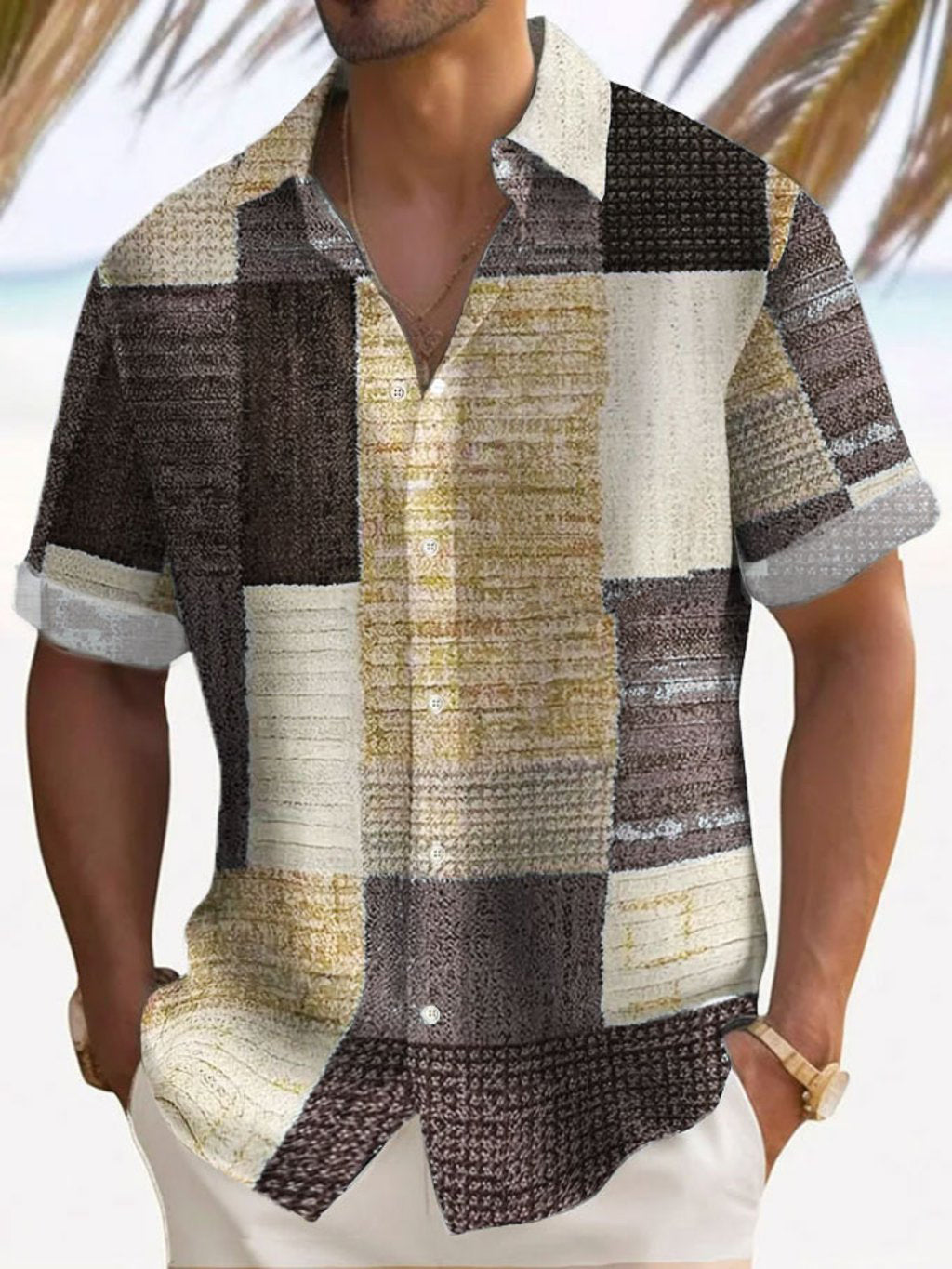 Varel | Camicia elegante a maniche corte