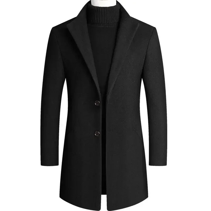 Varel | Trench da uomo in cashmere e lana