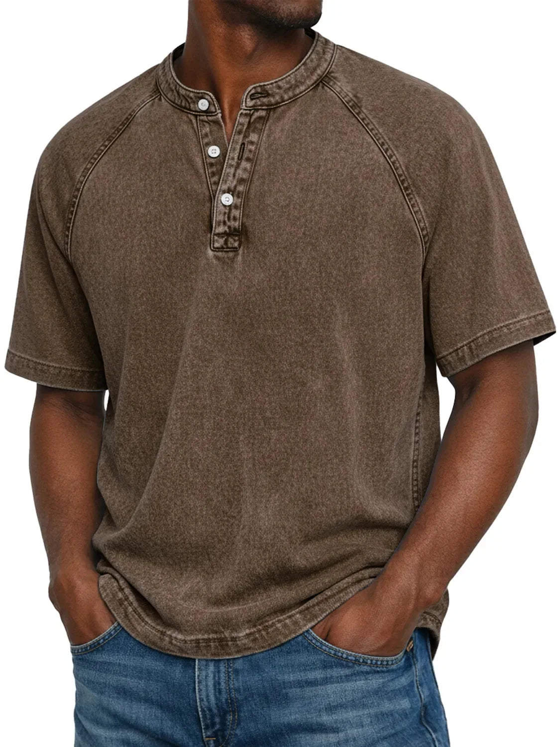 Varel | Camicia vintage con bottoni per uomo