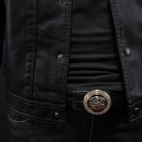 Varel | Giacca biker in pelle