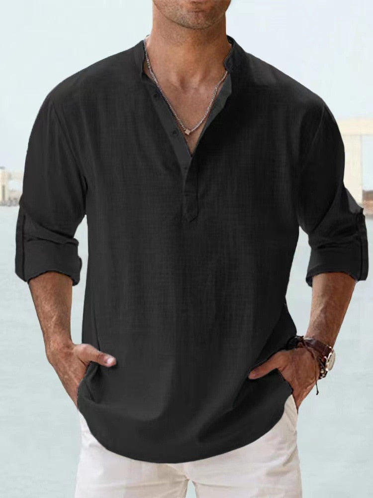 Varel | Camicia traspirante in lino
