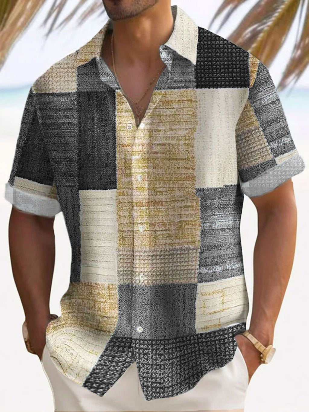 Varel | Camicia elegante a maniche corte