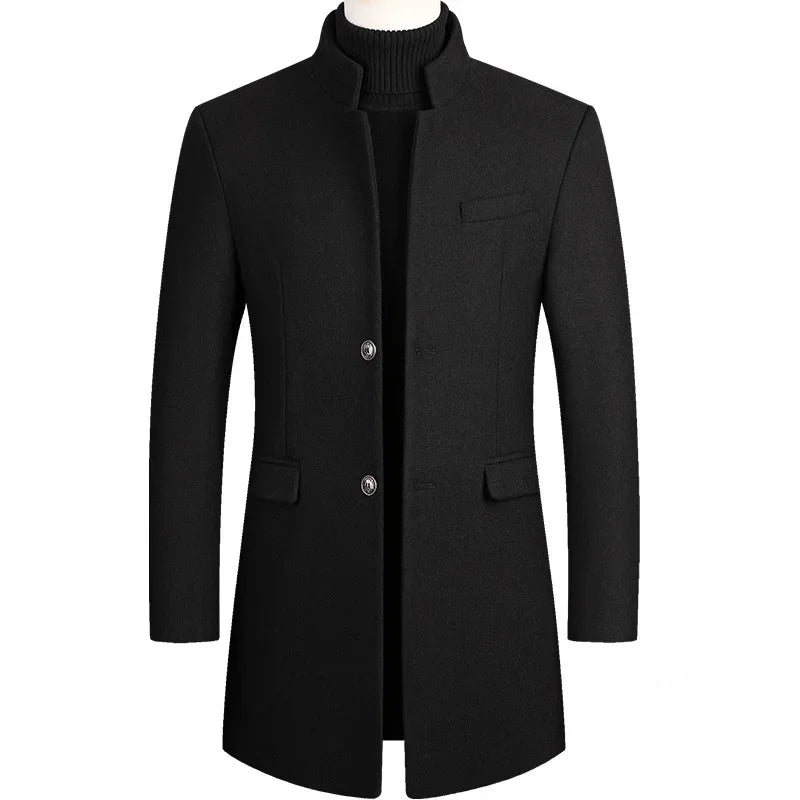Varel | Trench da uomo in cashmere e lana