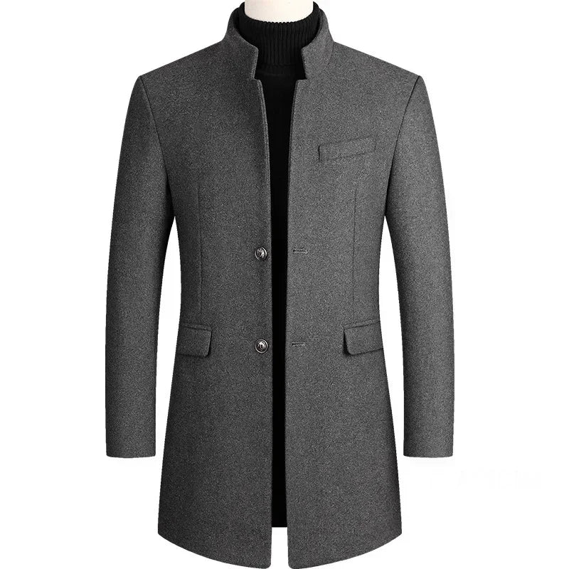 Varel | Trench da uomo in cashmere e lana