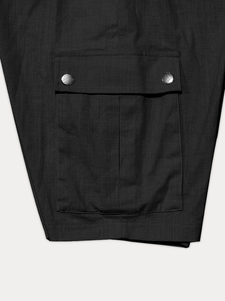 Varel | Pantaloni cargo corti in cotone essenziale