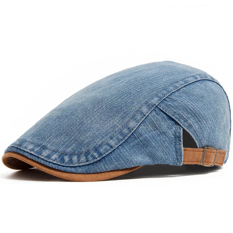Varel | Berretto piatto premium in denim – stile senza tempo e comfort quotidiano