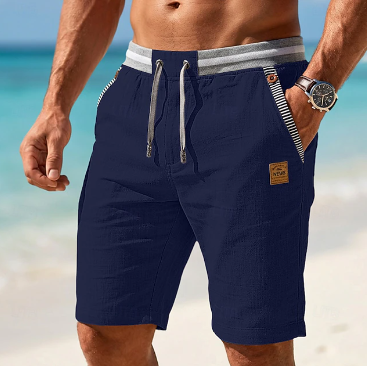 Varel | Pantaloncini estivi leggeri in lino da uomo