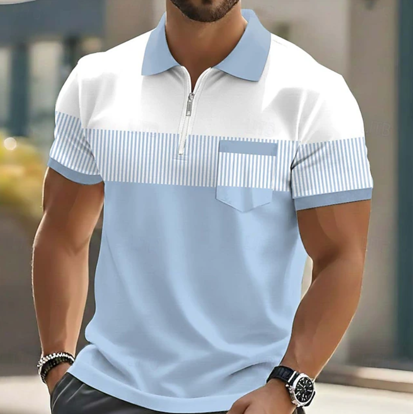 Varel | Polo elegante con zip