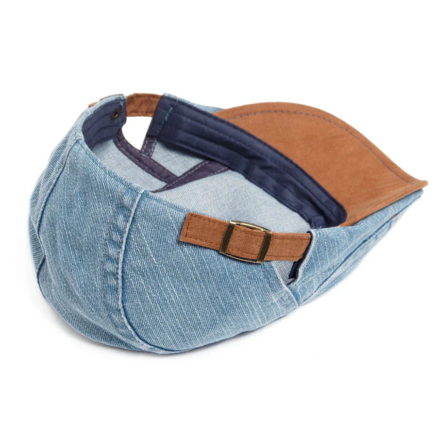 Varel | Berretto piatto premium in denim – stile senza tempo e comfort quotidiano