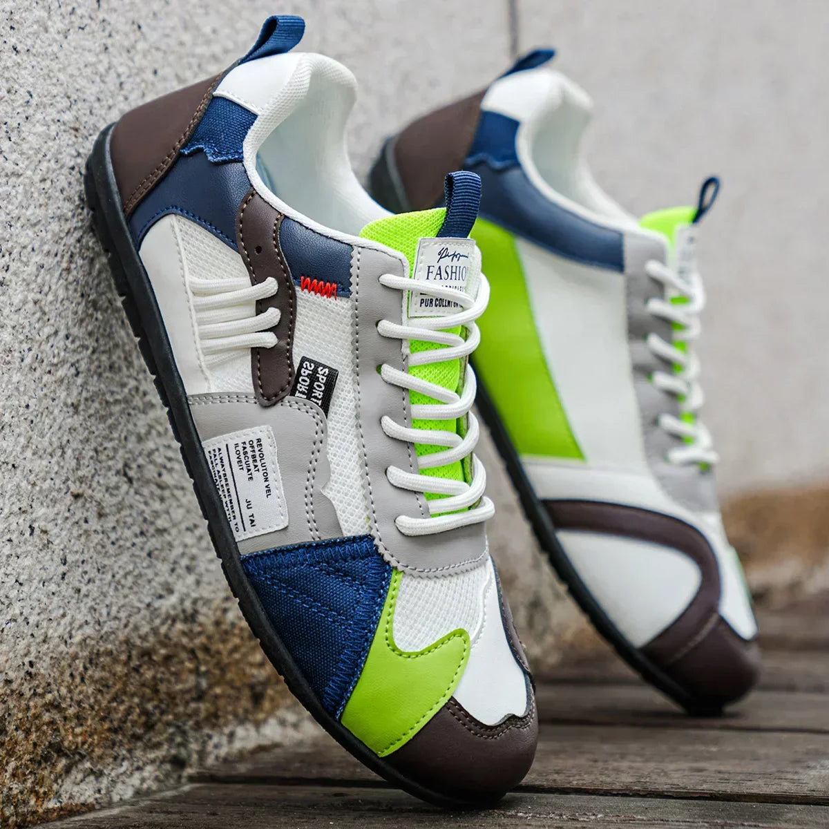 Varel | Sneakers rétro colorate