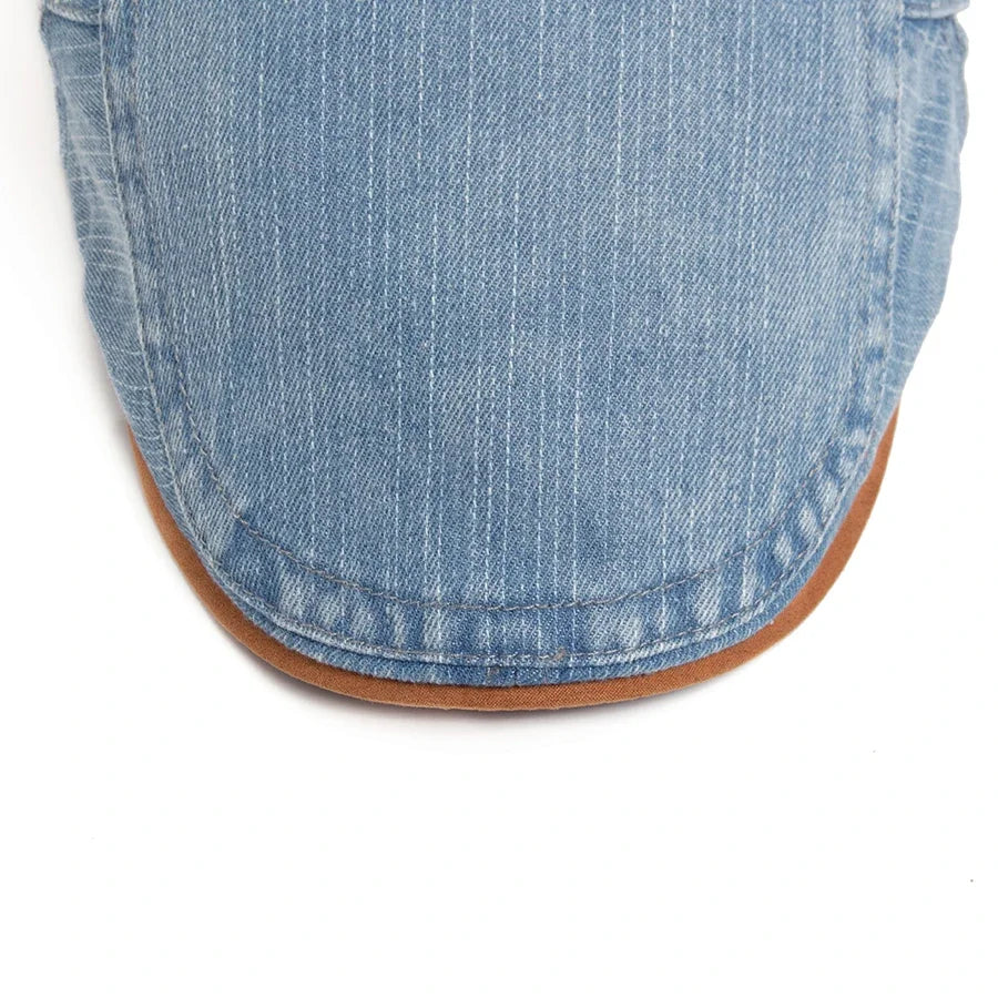 Varel | Berretto piatto premium in denim – stile senza tempo e comfort quotidiano