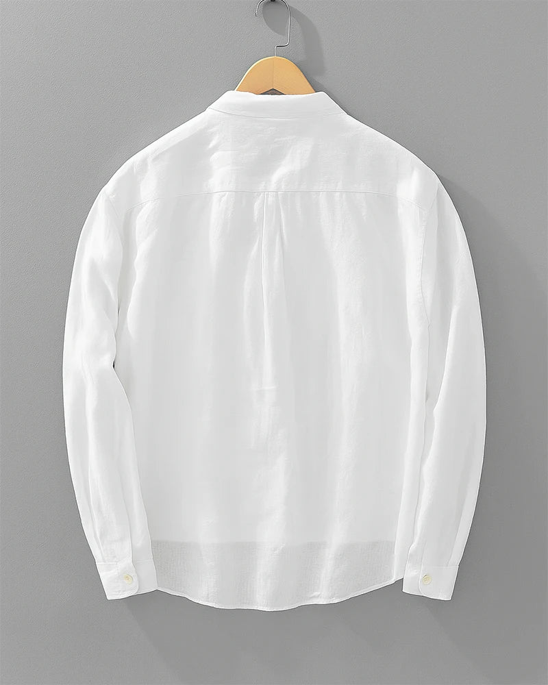 Varel | Camicia a maniche lunghe con colletto e tasca