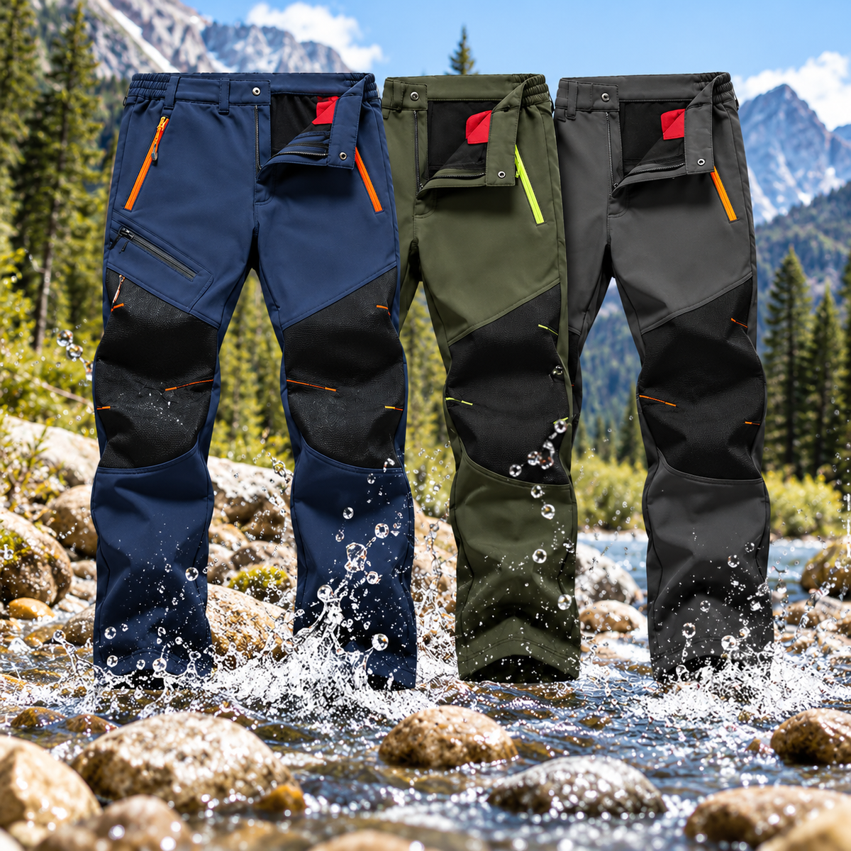 Varel | Pantaloni da trekking con vita elasticizzata