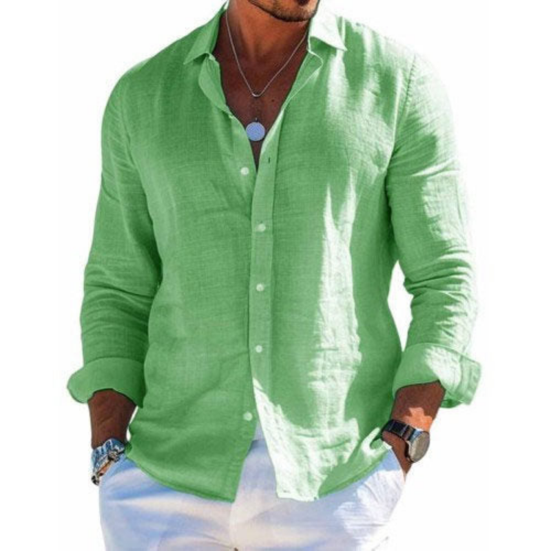 Varel | Camicia elegante in tessuto traspirante 1+1 in omaggio