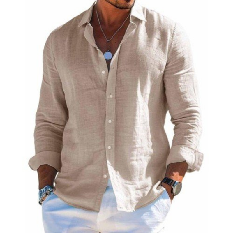 Varel | Camicia elegante in tessuto traspirante 1+1 in omaggio