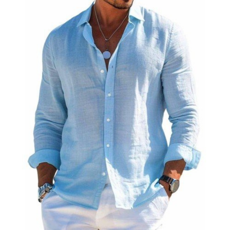 Varel | Camicia elegante in tessuto traspirante 1+1 in omaggio