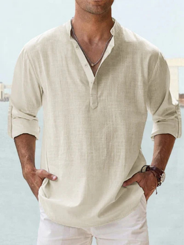 Varel | Camicia traspirante in lino