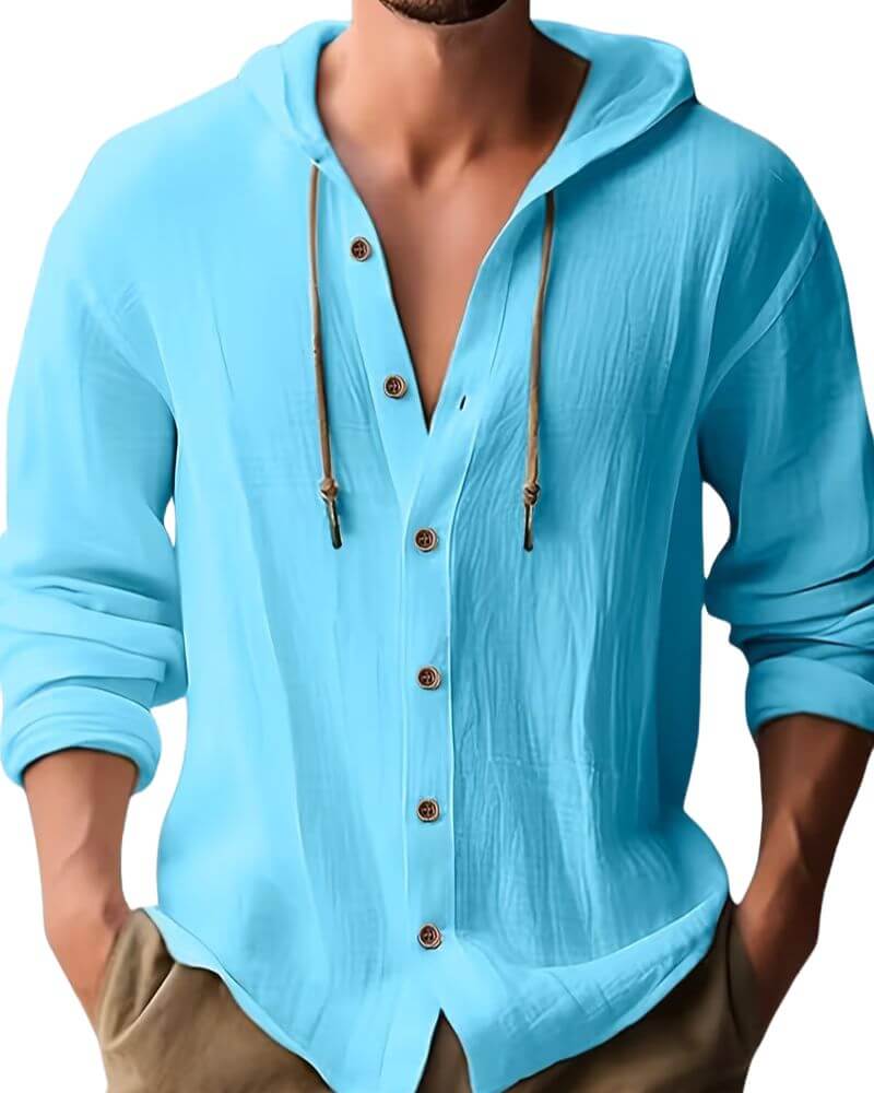 Varel | T-shirt con cappuccio a maniche lunghe