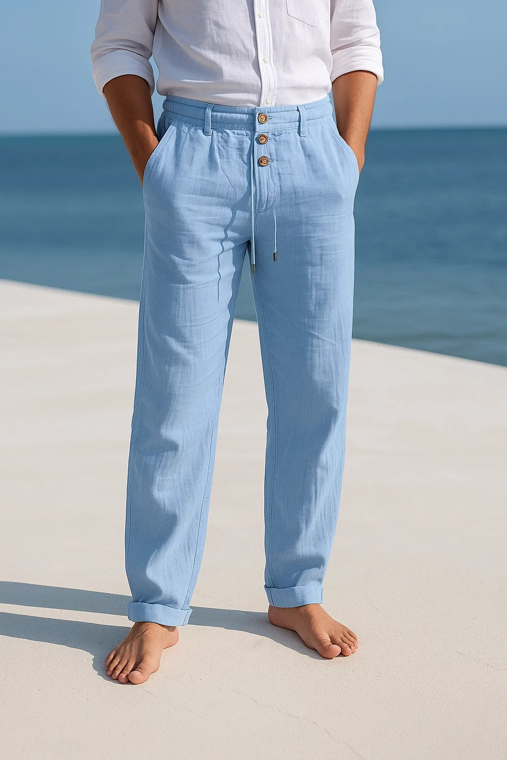 Varel | Pantaloni estivi leggeri in lino