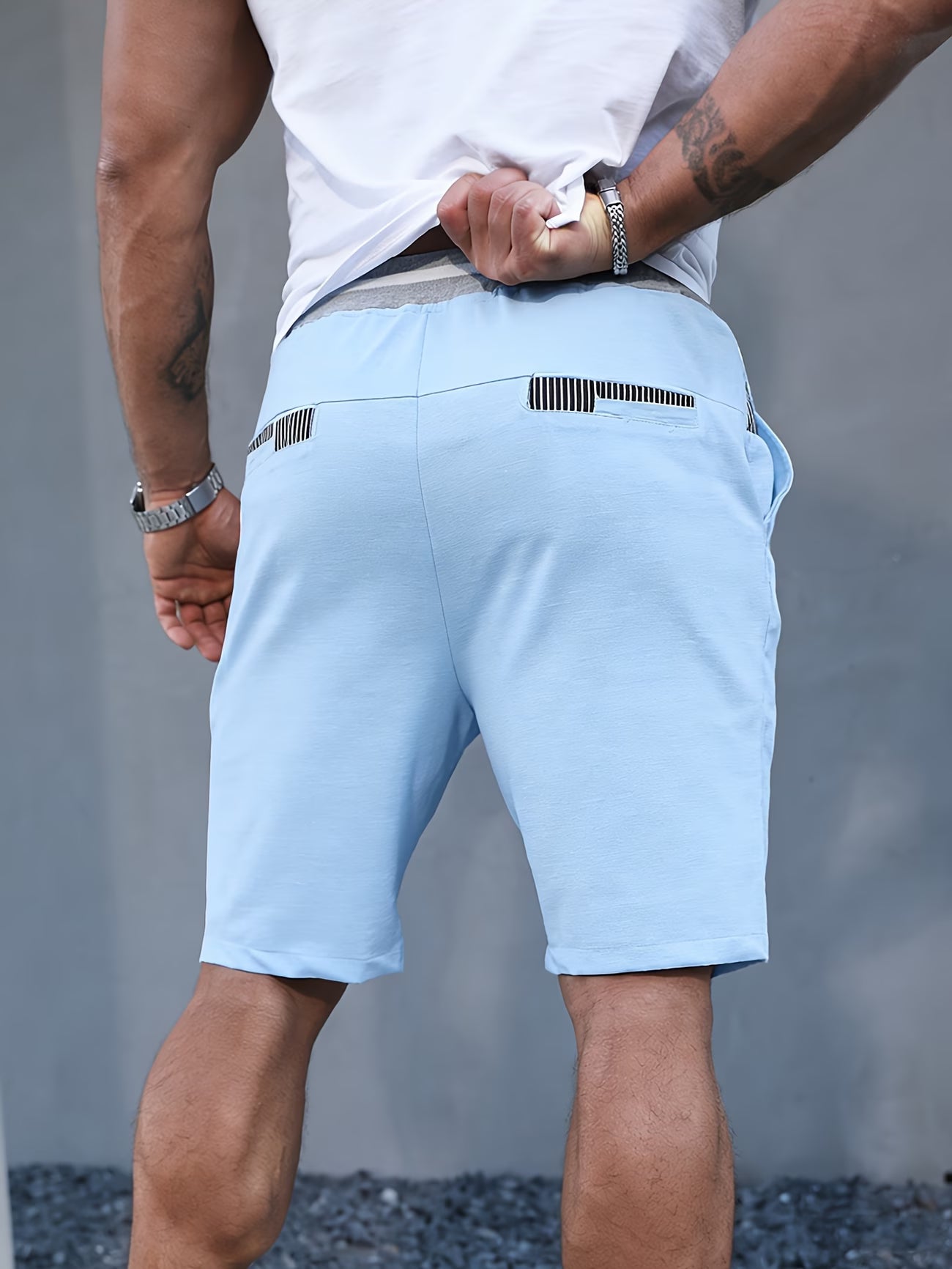 Varel | Pantaloncini chino con cordino da uomo