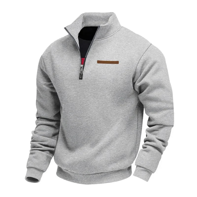 Varel | Maglione elegante con mezza zip
