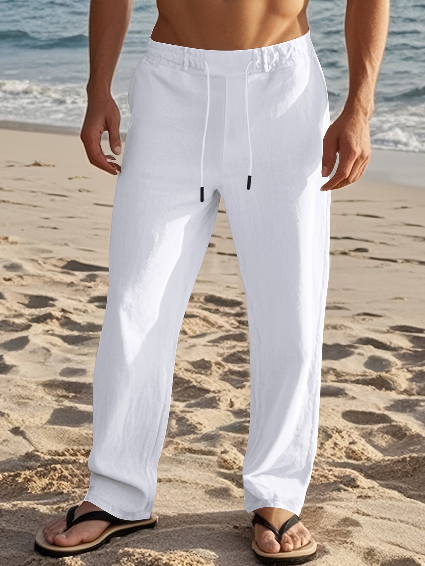 Varel | Pantaloni in lino da uomo