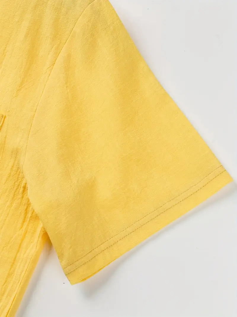 Varel | Camicia elegante a maniche corte