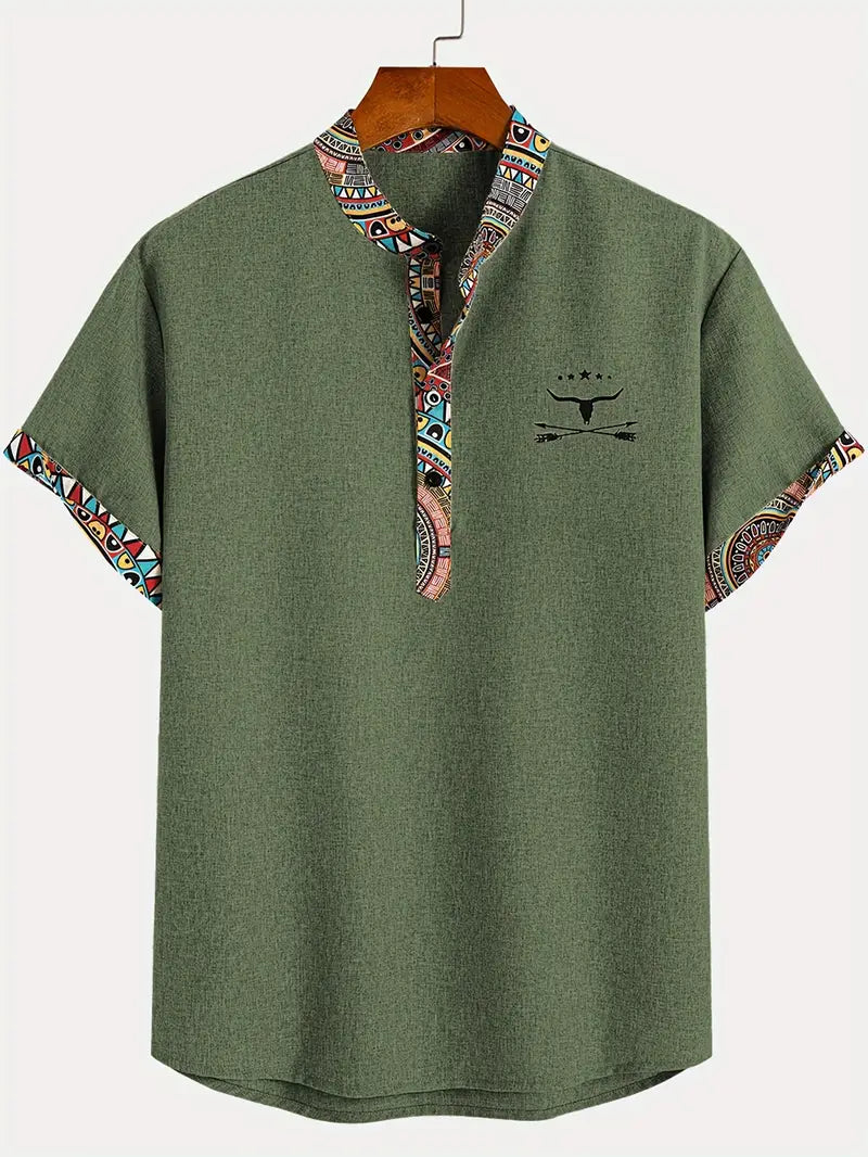 Varel | Camicia elegante a maniche corte