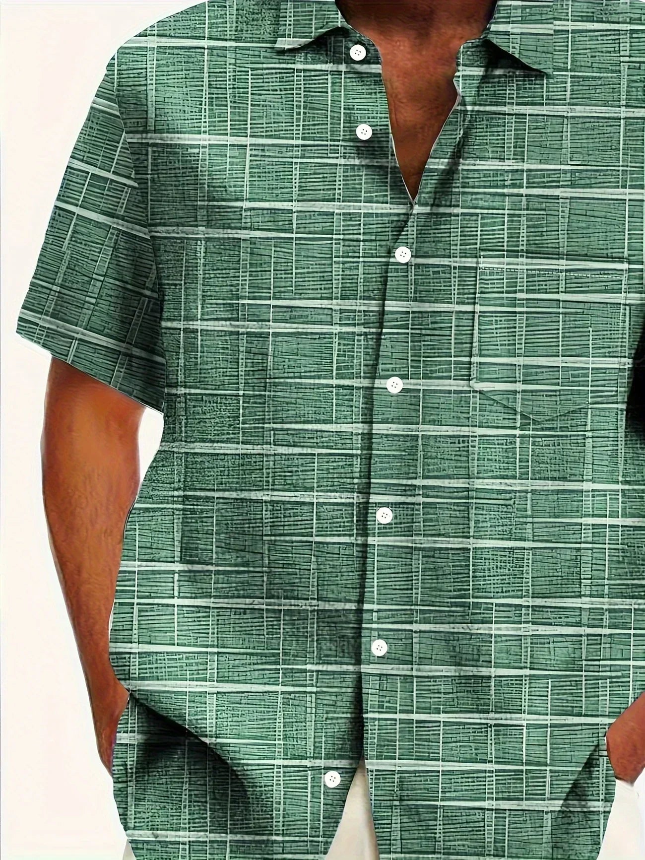 Varel | Camicia elegante a righe e quadri