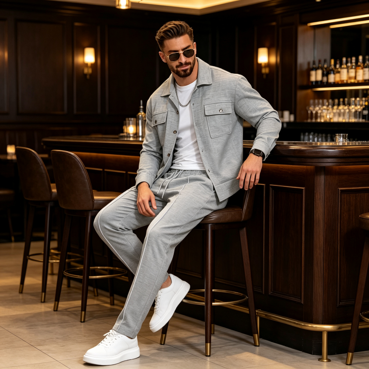 Varel | Set camicia a maniche lunghe e pantaloni